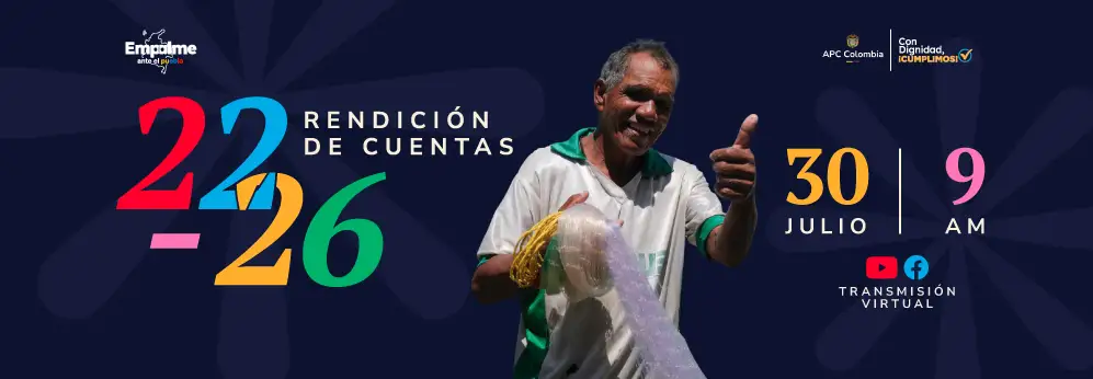 Invitación a la Audiencia Pública de Rendición de Cuentas vigencia 2025 el 30 de julio a las 09:30 a.m. por Facebook Live y YouTube Live