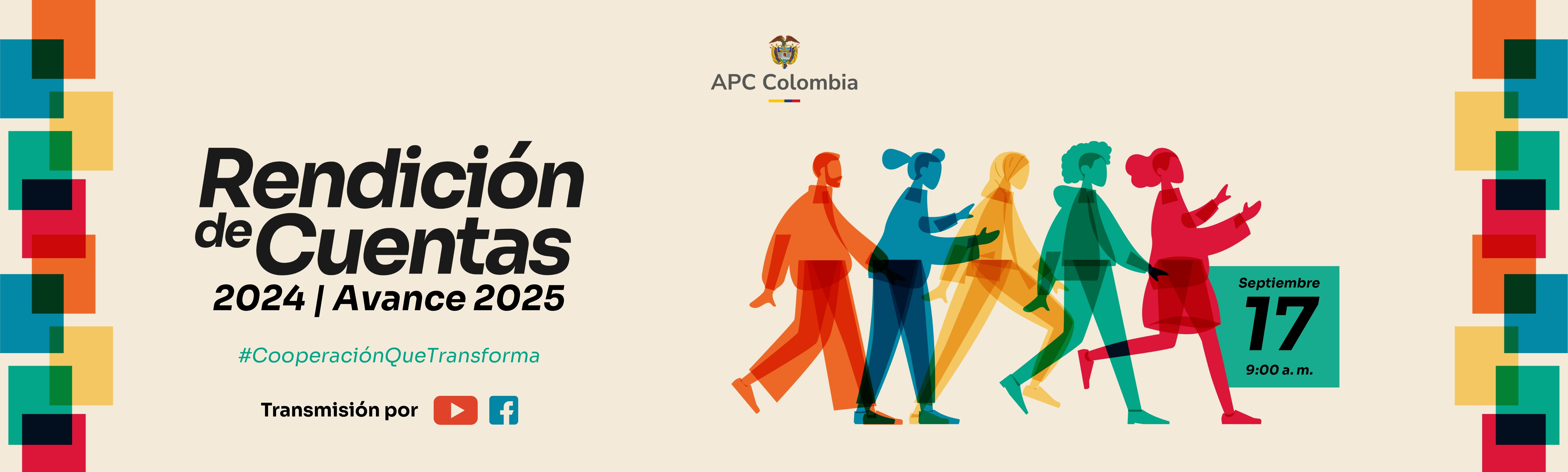 Banner de la Audiencia Pública de Rendición de Cuentas de 2024 y avances de 2025