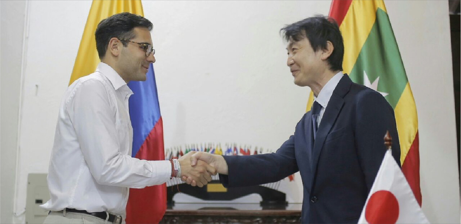 Con la donación de máquinas de desminado, Japón cumple el deseo de una Colombia libre de minas antipersonal