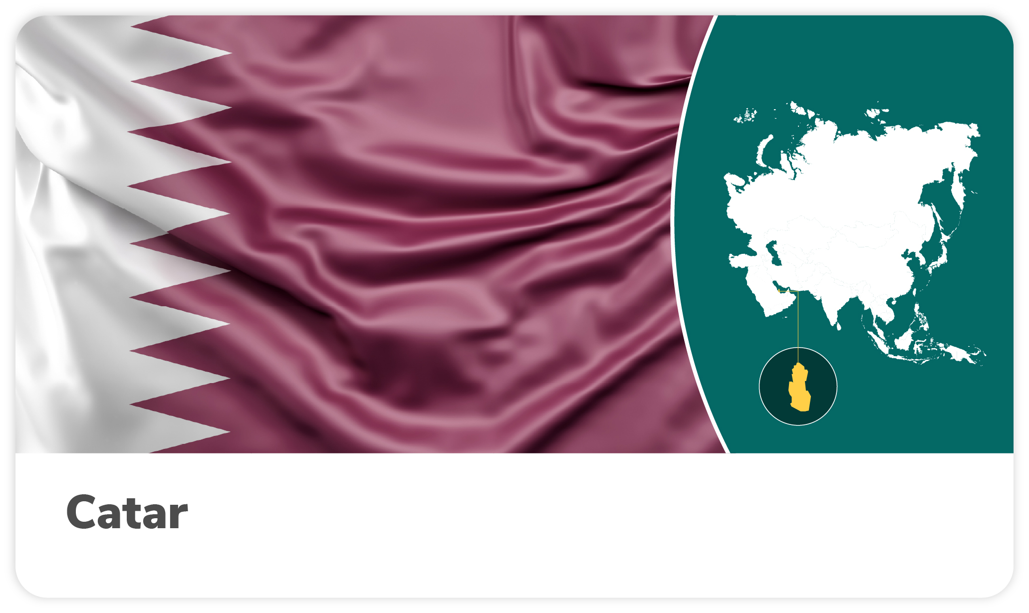 Bandera de Catar