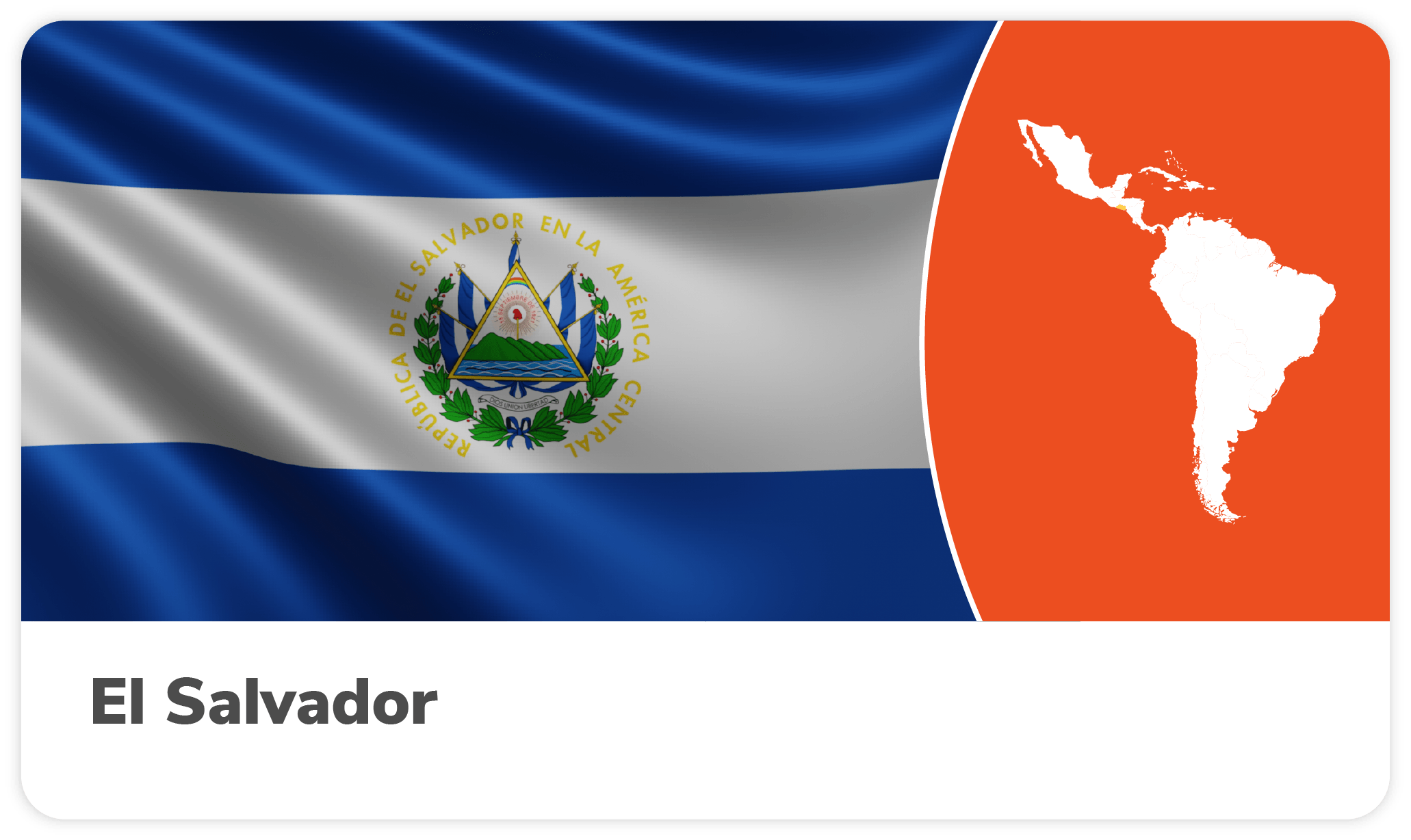 Bandera de El Savador