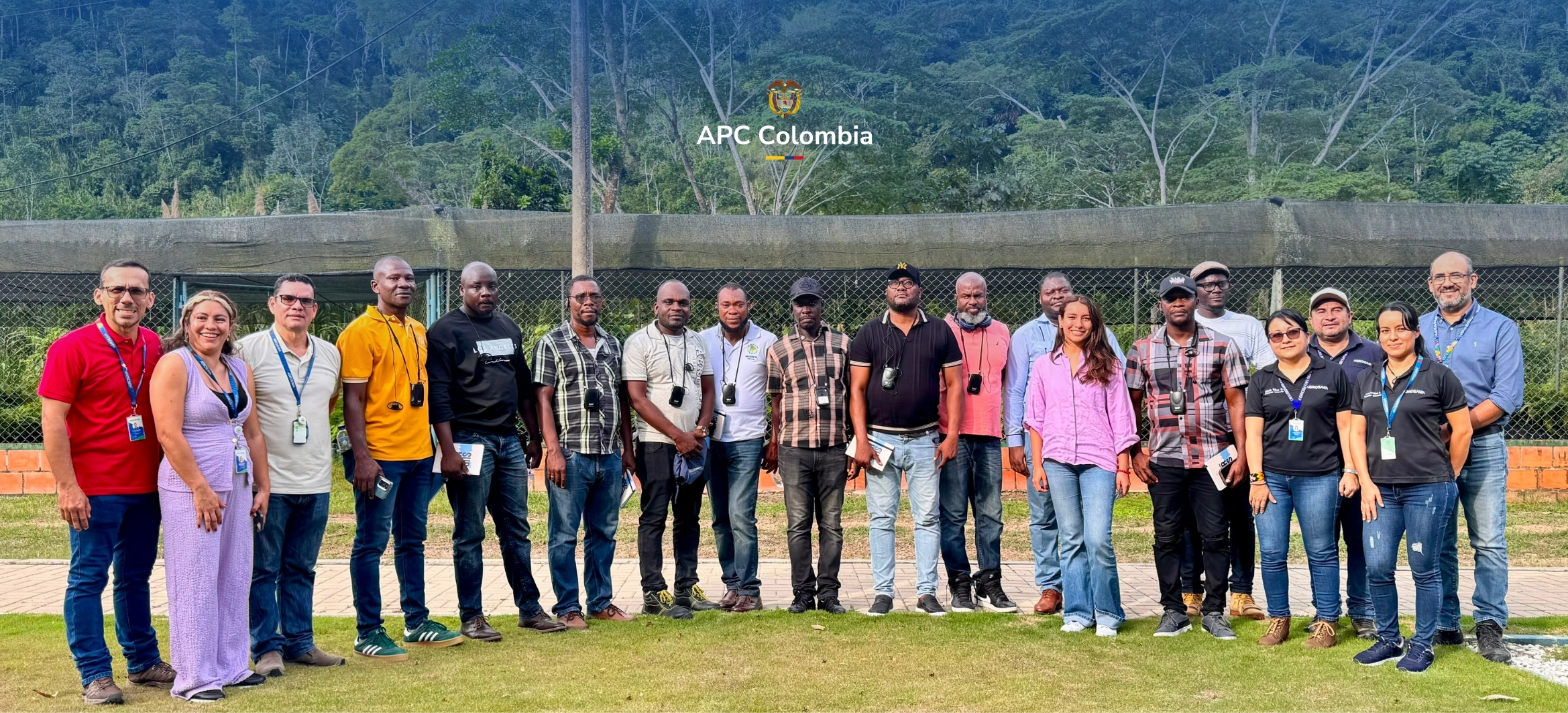 Participantes del proyecto&nbsp;&lsquo;Fortalecimiento de las capacidades t&eacute;cnicas mediante el intercambio de sistemas productivos sostenibles y de seguridad alimentaria, con &eacute;nfasis en cacao, cereales y tub&eacute;rculos del Caribe: Hait&iacute;&ndash;Colombia&rsquo;,