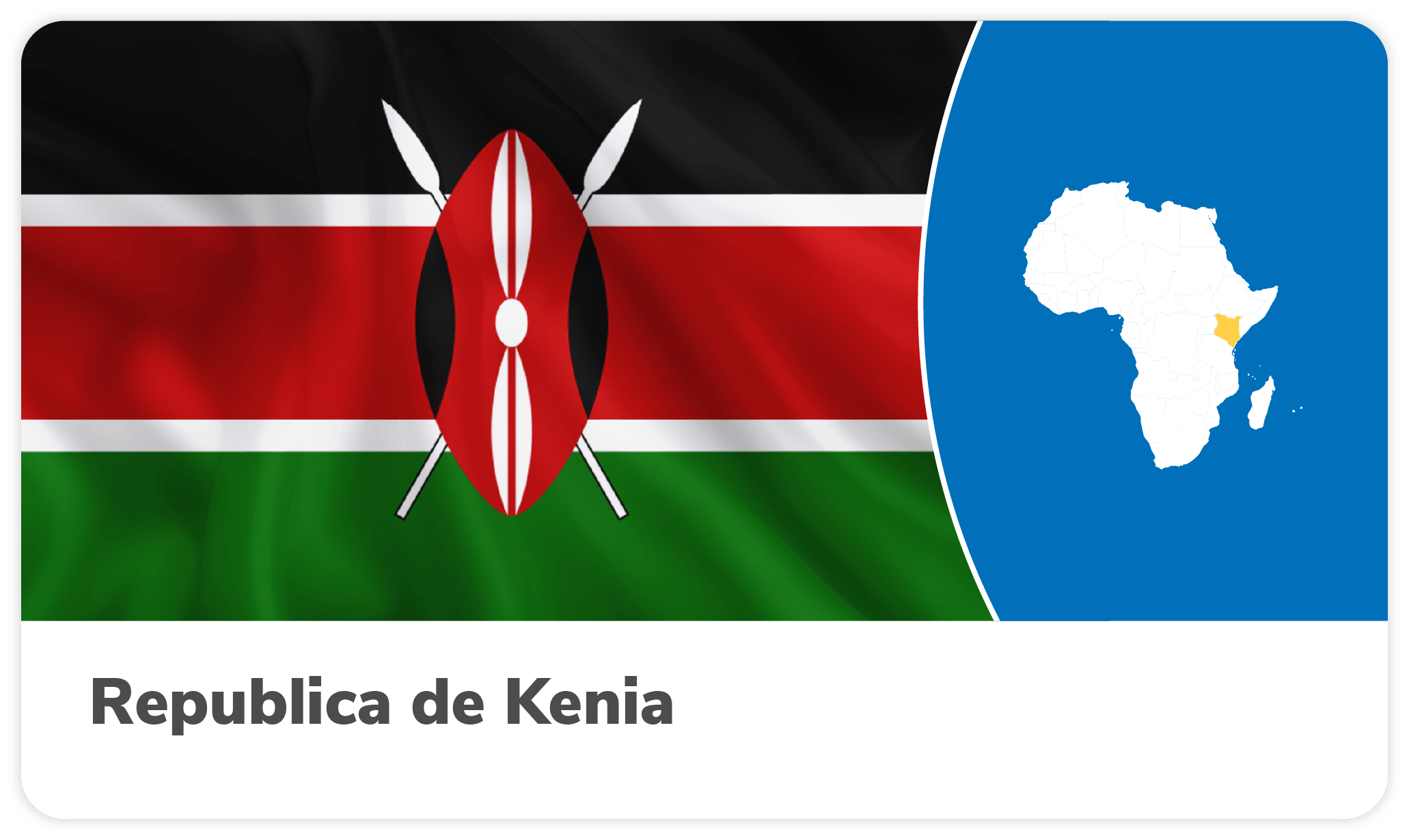 Bandera de Kenia