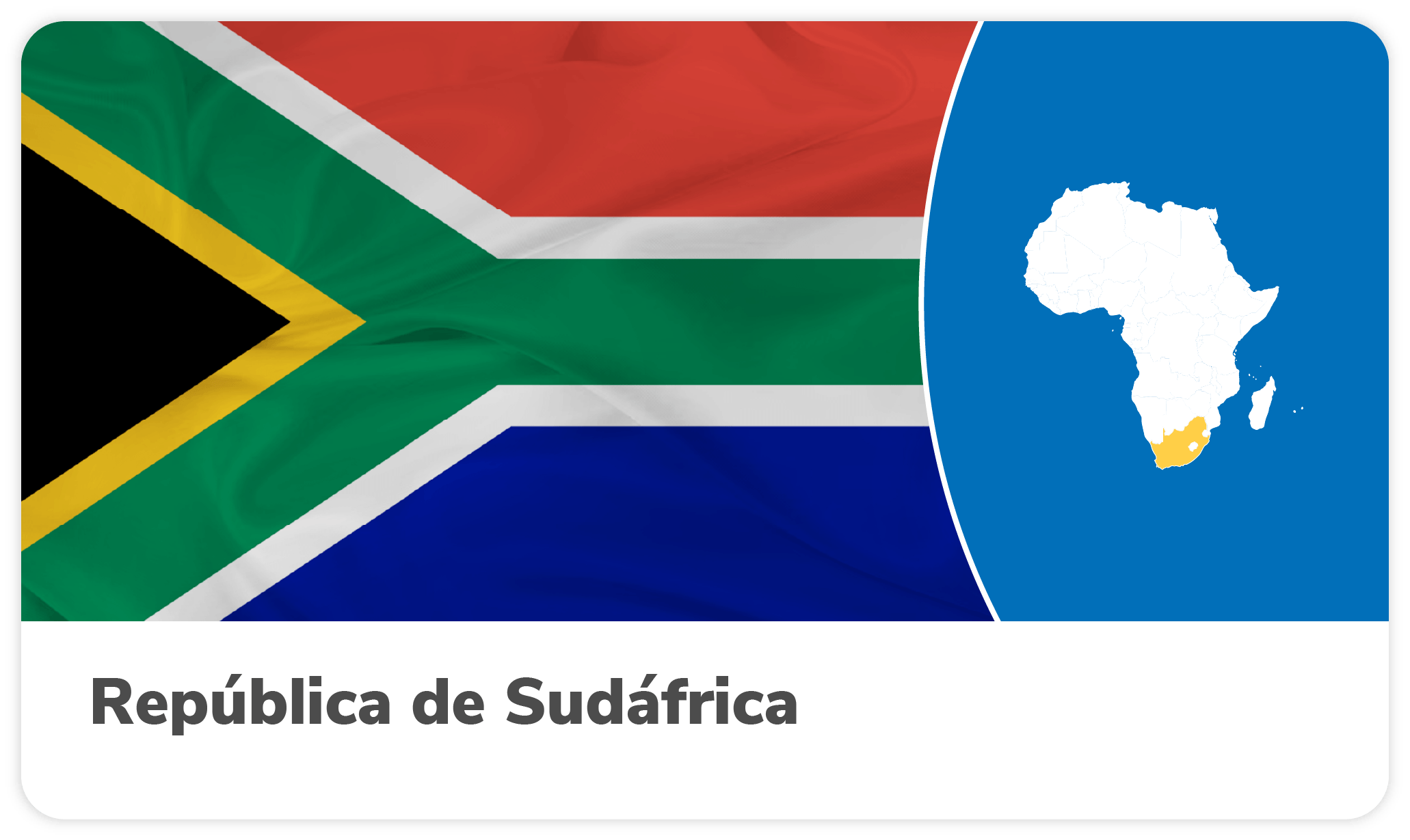 Bandera de Sud&aacute;frica