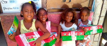 Niños del Islote de Santa Cruz e Isla Múcura recibieron donación de Samaritan’s Purse
