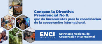 Fotografías alusivas a cooperación promocionando la Directiva Presidencial No. 6 del 17 de junio de 2020