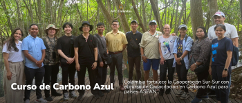 Colombia fortalece la Cooperación Sur-Sur con el curso de Capacitación en Carbono Azul para países ASEAN 