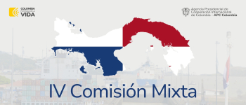 Imagen con logos institucionales, el mapa de Panamá y el texto "IV Comisión Mixta"