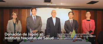 Japón fortalece la salud pública en Colombia con donación de congeladores de temperatura ultrabaja
