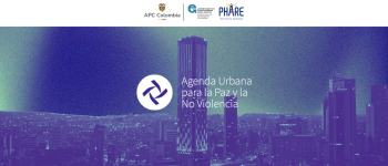 Portada del seminario internacional: Agenda Urbana para la Paz y la No Violencia
