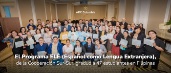 Estudiantes graduados del Programa ELE