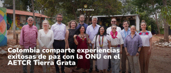 Delegados del PBC y representantes del Gobierno Nacional en el Cesar