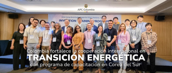 Participantes del programa de capacitación en Corea del Sur