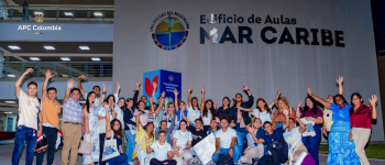 Foto de los participantes del Modelo APC Colombia en el departamento de Magdalena