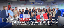 Los estudiantes de Perú, México y Chile. Además representantes de APC Colombia, la Cancillería de Colombia e ICETEX